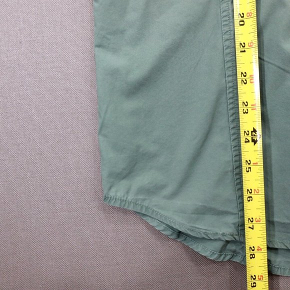 Vintage Diesel Womens Shirt Large Button Up Embroidered Back Green - Picture 3 of 6